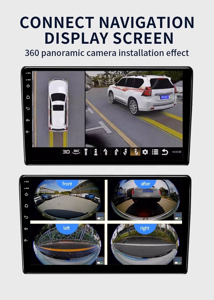 360 car parking camera car reversing aid car 360 degree camera bird view security system 3D HD AHD1080p 360PanoramicCamera 2053