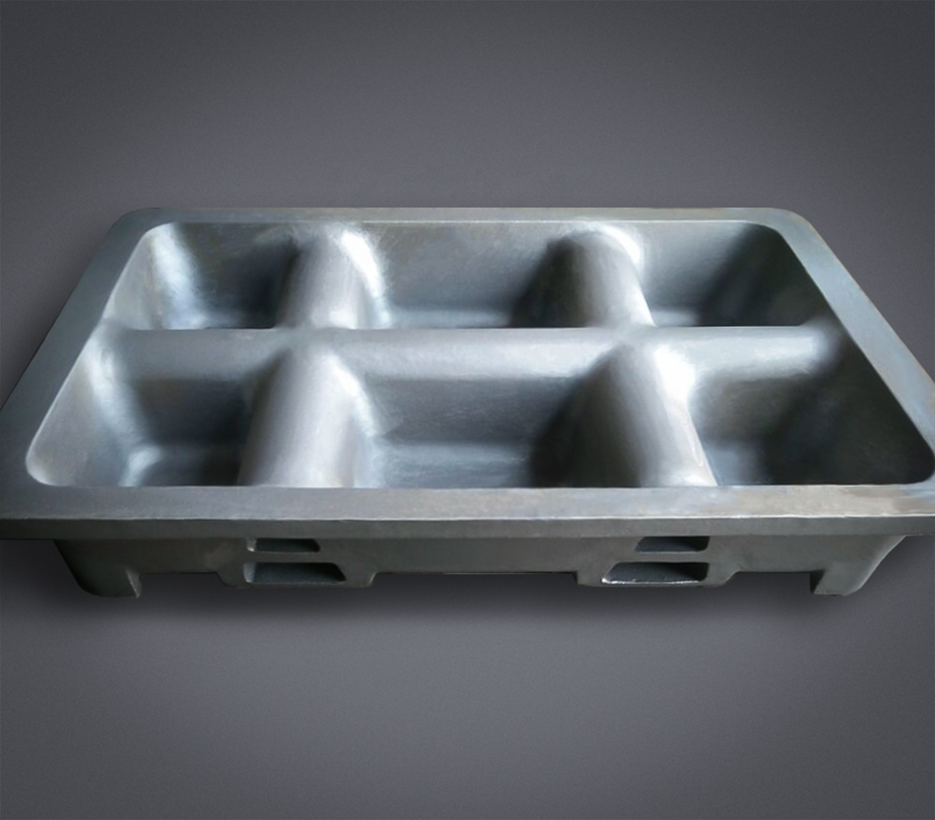 Custom Cast Iron cast steel catch tray Ingot Mold Sow Mould dross pan dross bin skim pan skim pot