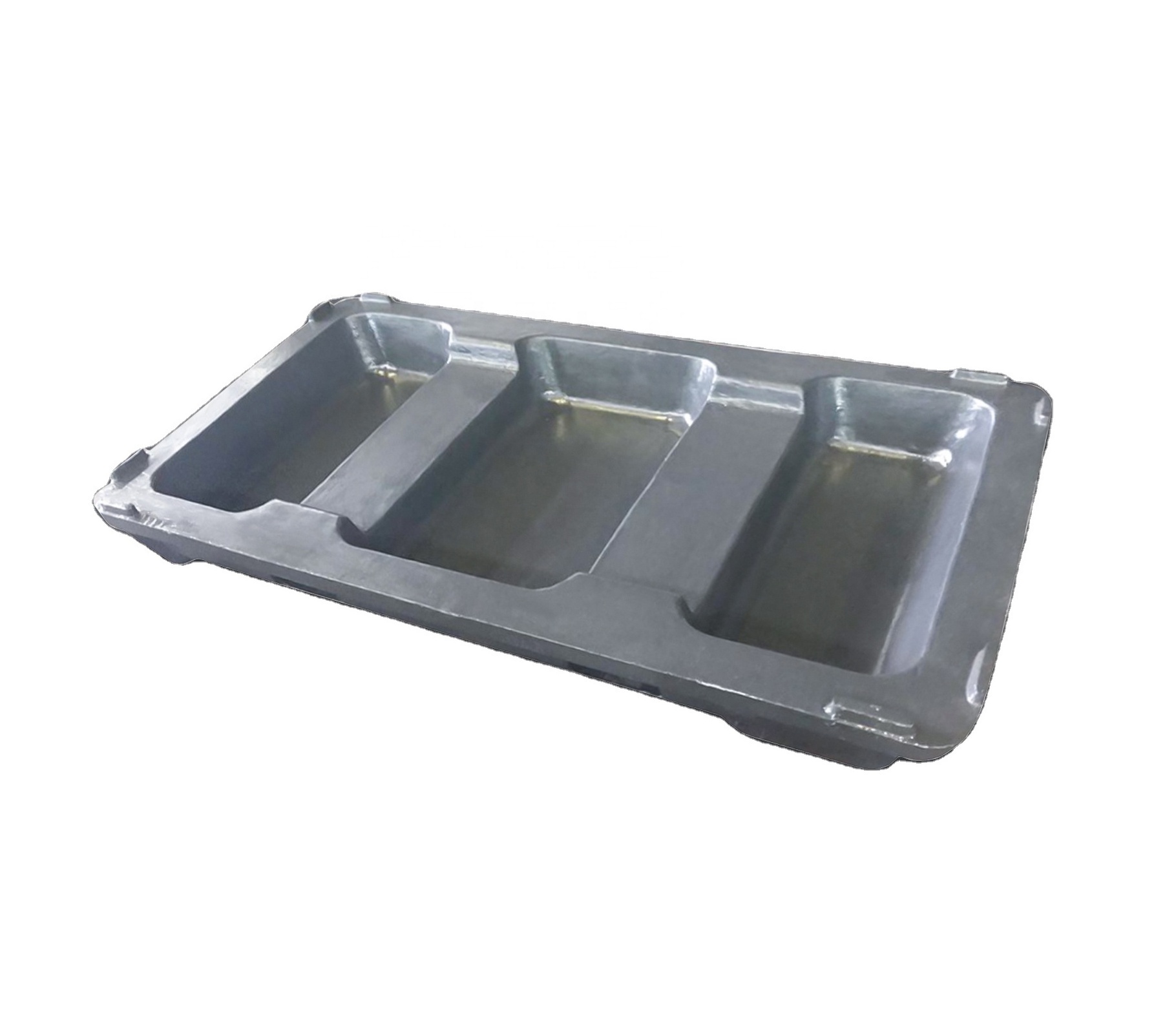 Custom Cast Iron cast steel catch tray Ingot Mold Sow Mould dross pan dross bin skim pan skim pot