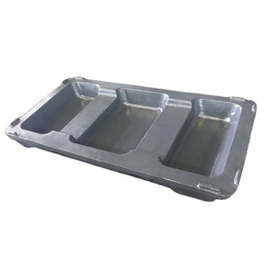 Custom Cast Iron cast steel catch tray Ingot Mold Sow Mould dross pan dross bin skim pan skim pot