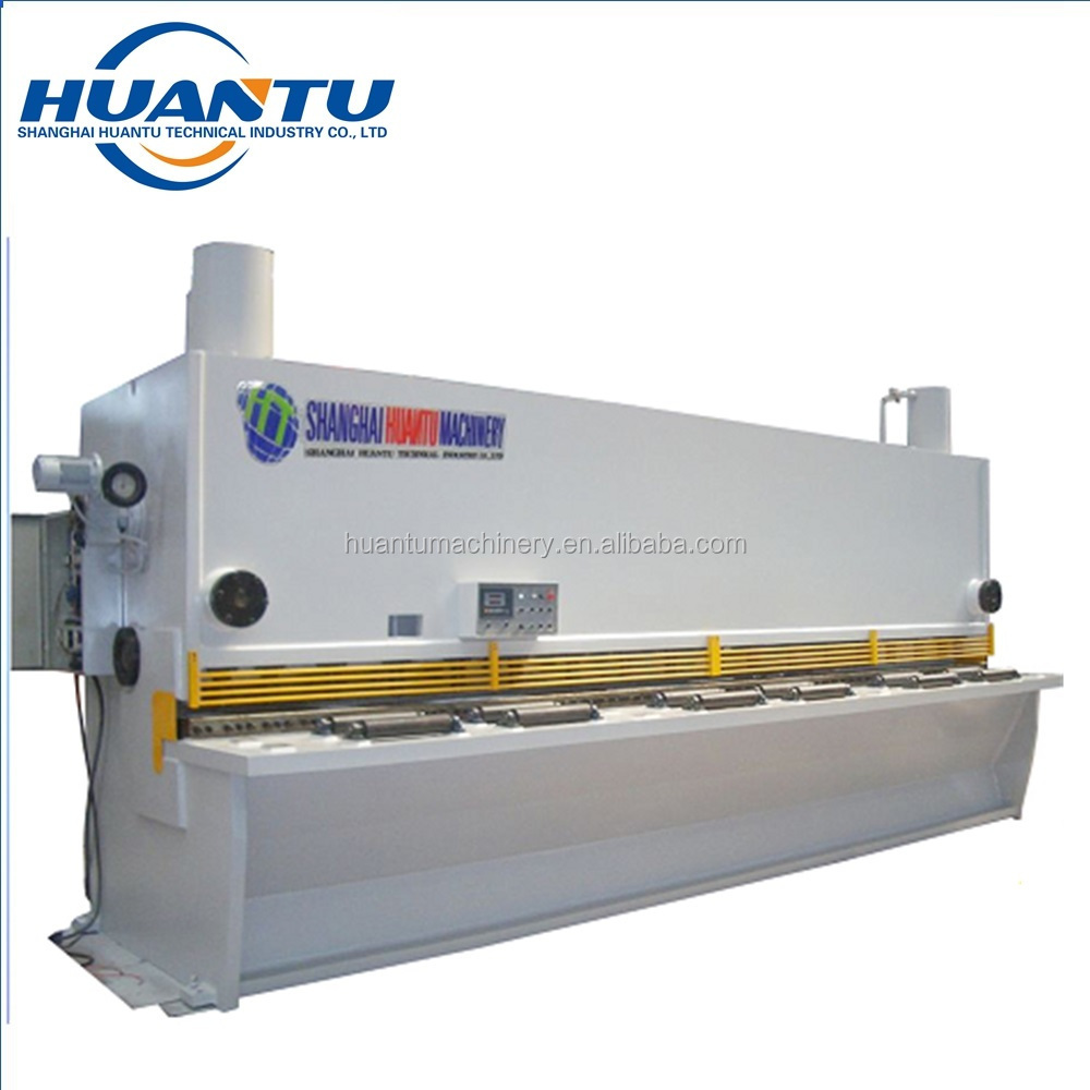 Hydraulic guillotine shearing machine swing beam shearing machine