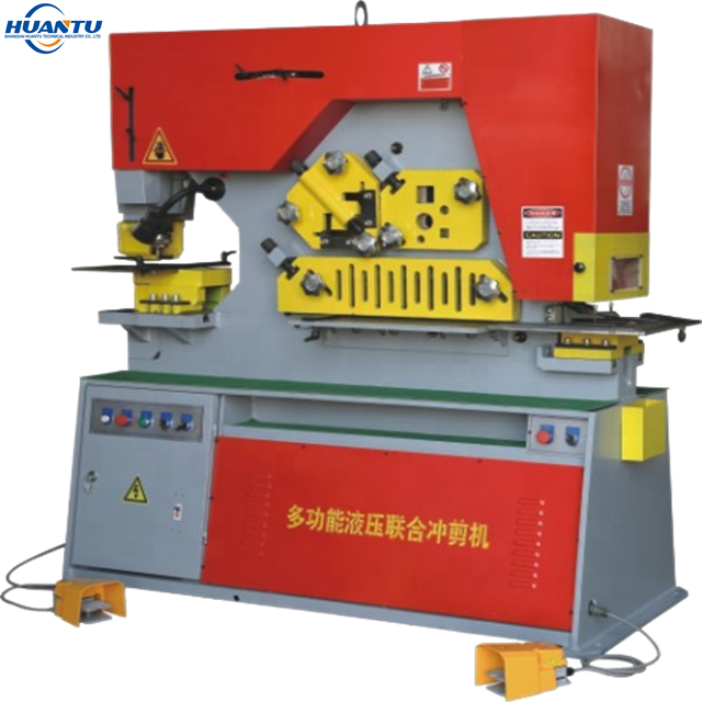 Q35Y Hydraulic Ironworker machine , hydraulic iron punching machine , plate notching machine