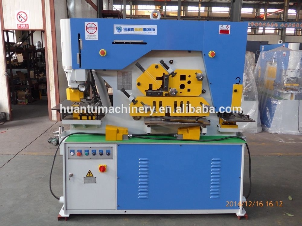 Q35Y Hydraulic Ironworker machine , hydraulic iron punching machine , plate notching machine