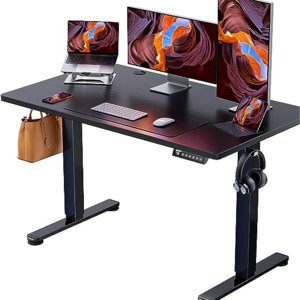 ErGear Design Ergonomic Modern Office Computer Table Sit Stand Desk Single Motor Standing Desk Electric Height Adjustable Desk