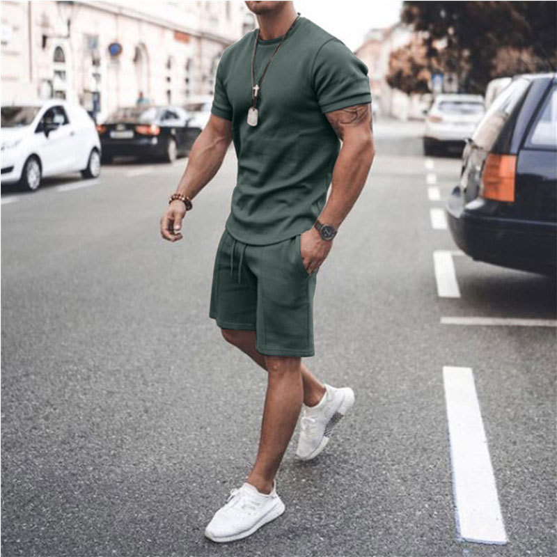 PASUXI 2024 Custom Logo Tracksuit Sweatsuit Private Label Sweat Tracksuit Set Shorts Pants Summer Men T Shirt And Short Set