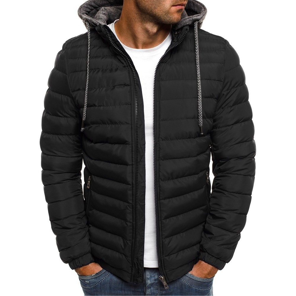 PASUXI New Design Puffer Cotton Jacket Warm Winter Windbreaker Outdoor Padded Coat Puffer Padded Hooded Jacket