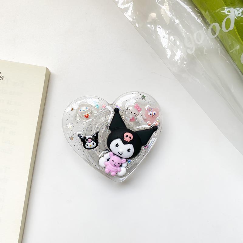 Cartoon Animal Sanrio Pattern Resin Promotional gift Mobile Accessories Phone Socket Grip cellphone stand Table phone Holder