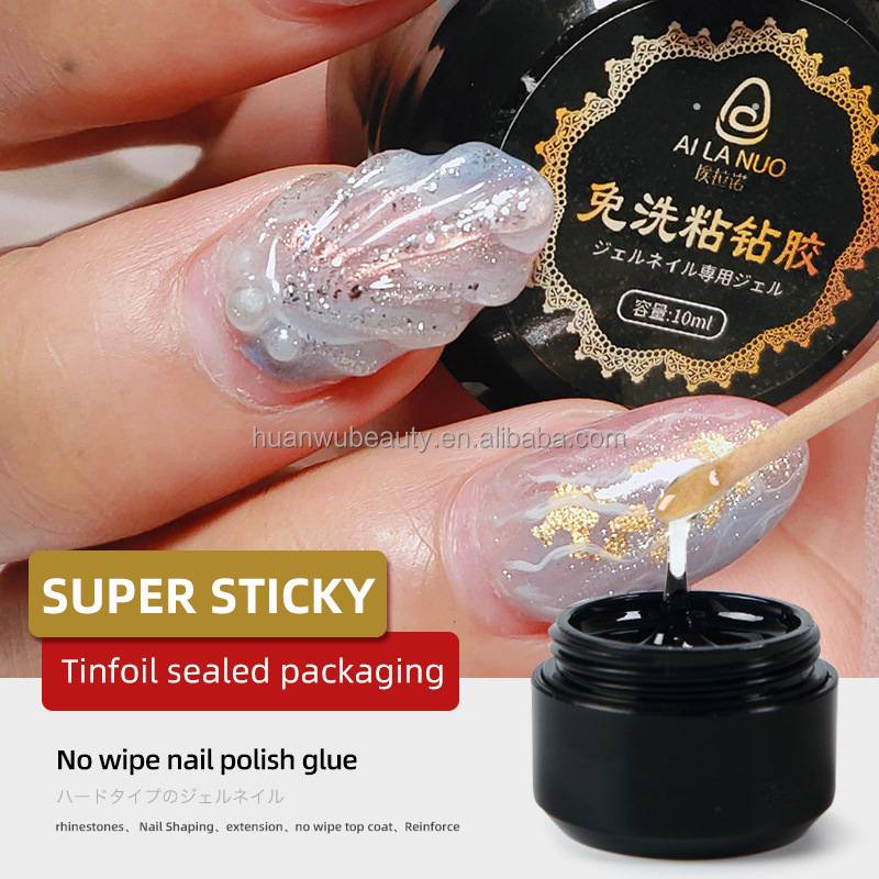 Ready To Ship 8ml Diamond Rhinestone Gem Nail Polish Glue