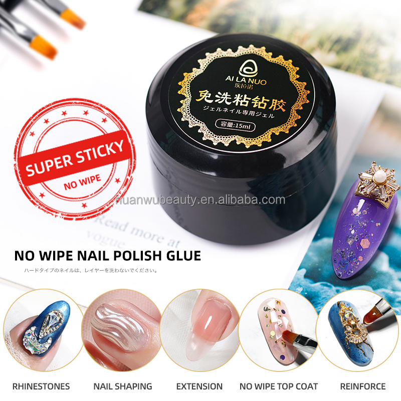 Ready To Ship 8ml Diamond Rhinestone Gem Nail Polish Glue