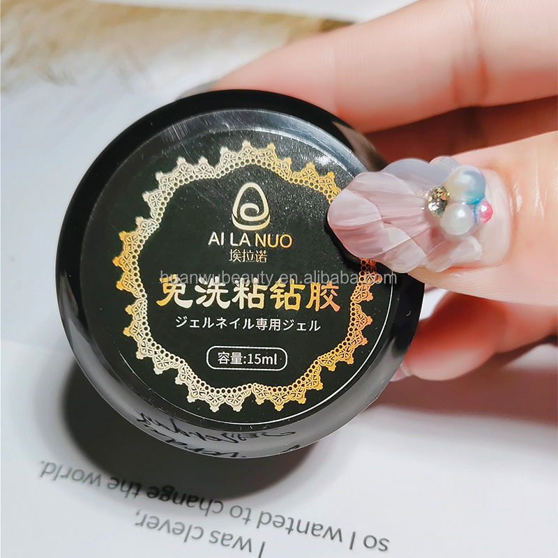 Ready To Ship 8ml Diamond Rhinestone Gem Nail Polish Glue