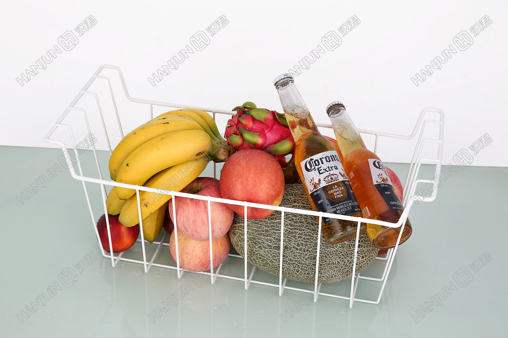 Kitchen Cabinet Pull-in Basket Stainless Steel Wire Mesh Basket