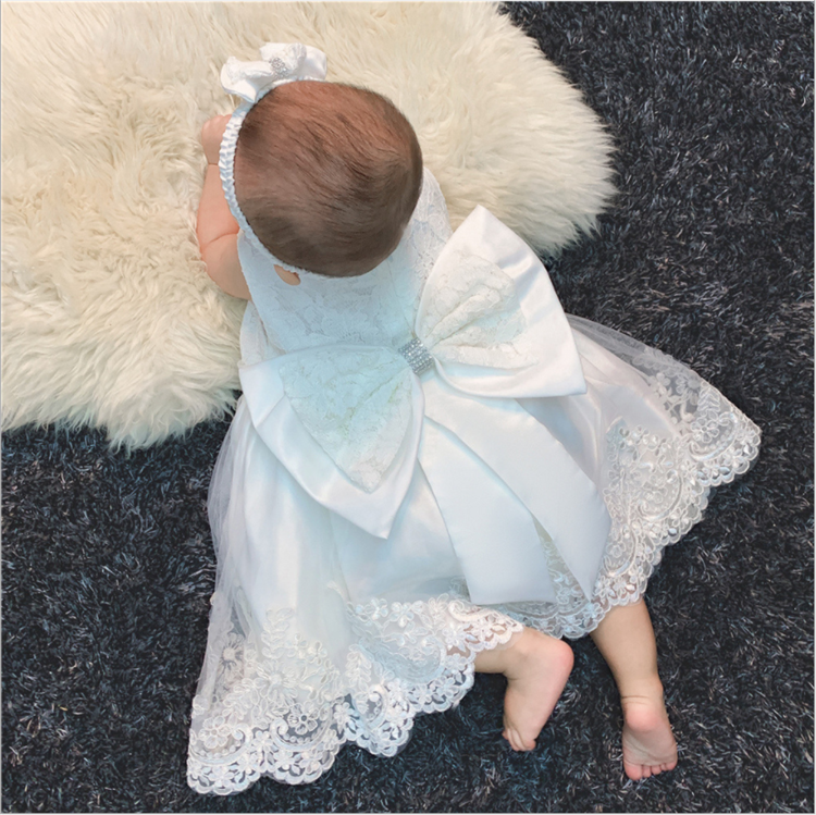 Promotion Baby Christening Dress for Baby Girl Baptism Dress Birthday Princess clothes for  Wedding