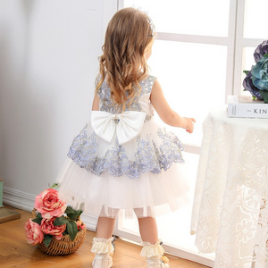 2022 Little Girl Dress Top-ranking Suppliers  Embroider Lace Dresses For Kids