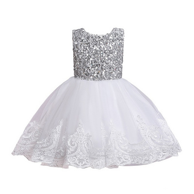 Party Evening Children Dresses Flower Girl Sequins Dresses Wedding Kids Bridesmaid Dresses