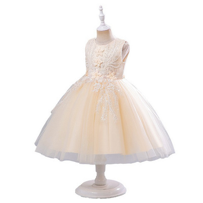 2023 New children's dress princess Girls' piano costumes big girls dresses