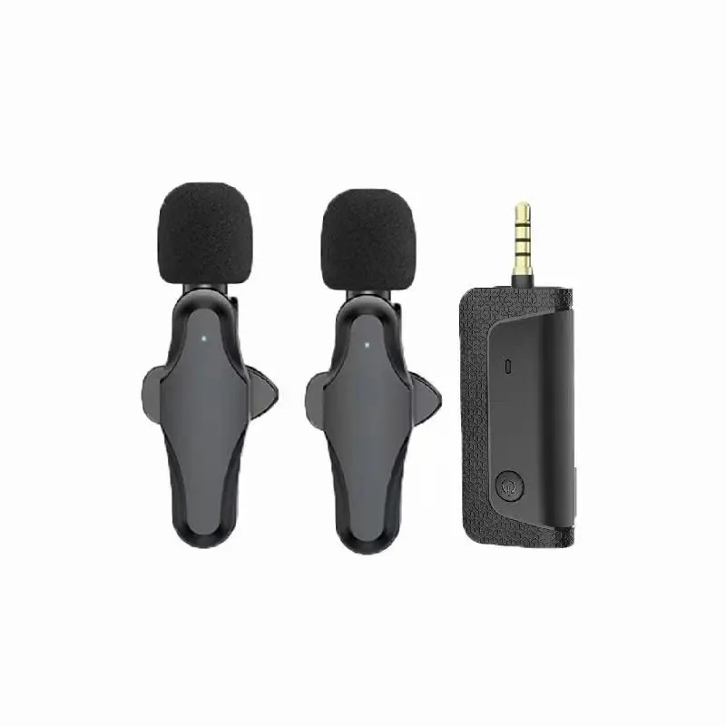 Wholesale K35 PRO Lavaliere MicrophoneNoise Cancellation 3.5MM Jack Mic Wireless Lavalier Microphone  For Mobile Phone Vlogging