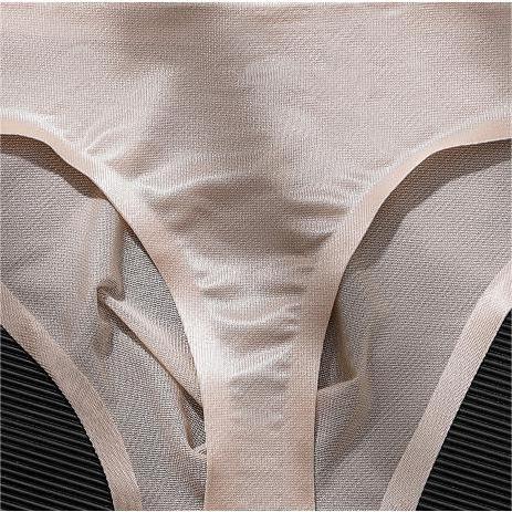 Manufacturers Big Men Ice Silk Underwear Low Waist Bulge Pouch G-string Gay Men's Underwear Thong