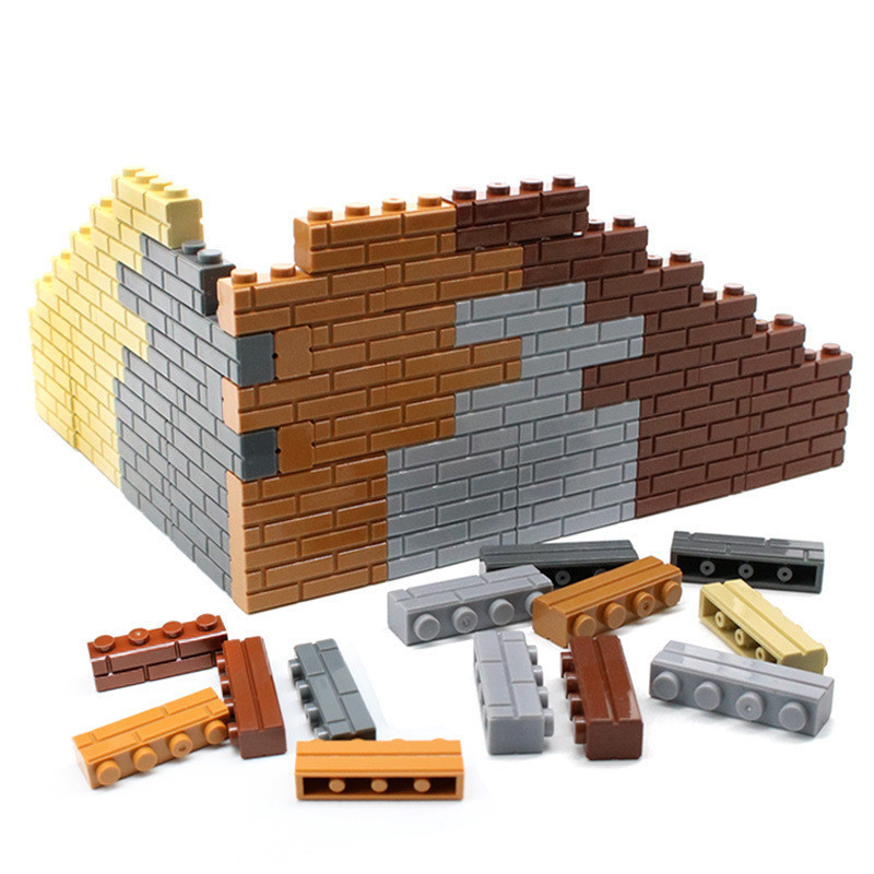 DIY Building Blocks Thick wall Bricks1x2 1x3 1x4  Dots Educational Creative Size Compatible every block toys