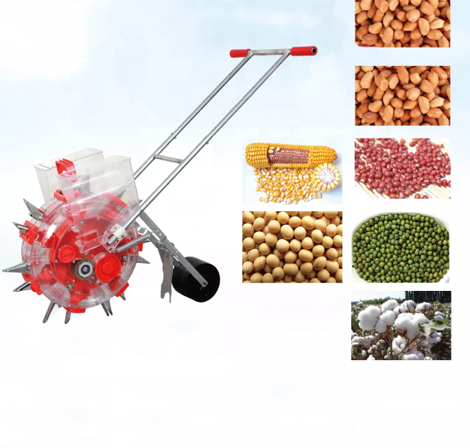 Agriculture equipment and tools hand use best garden corn seeder with fertilizer