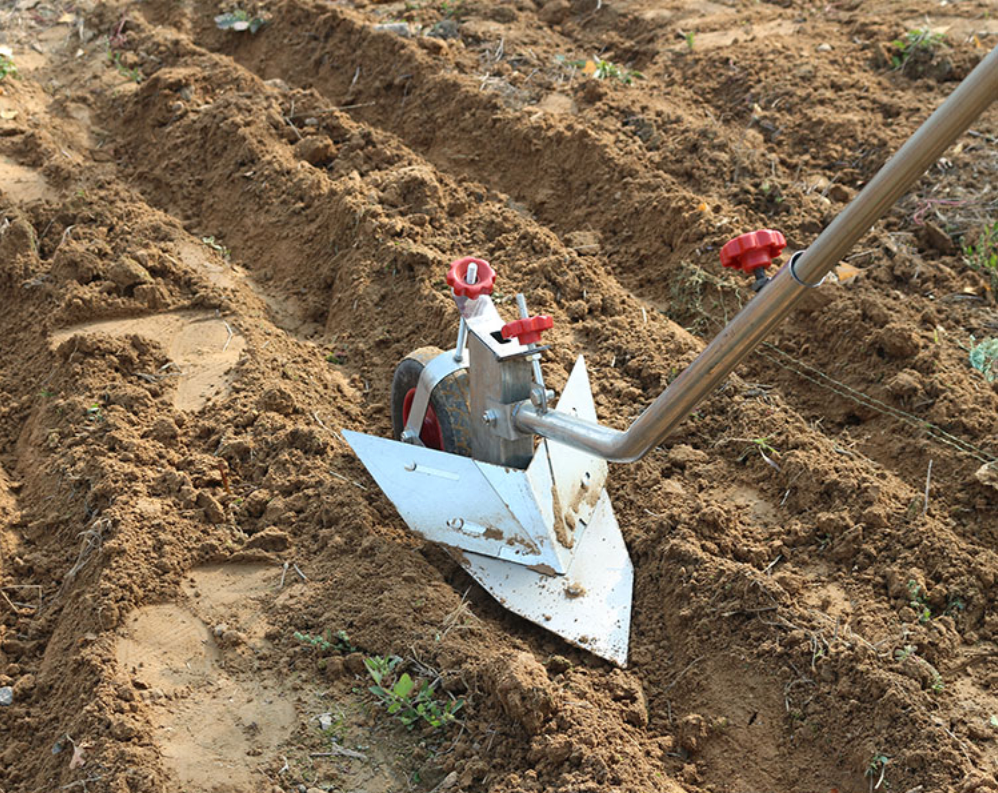 Small Manual tillers and cultivators hand  ridging plough cultivator