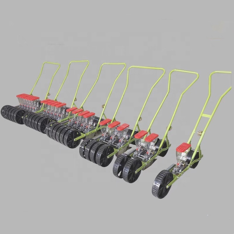 Two Row onion seeder machine manual planter onion seeds push seed planter