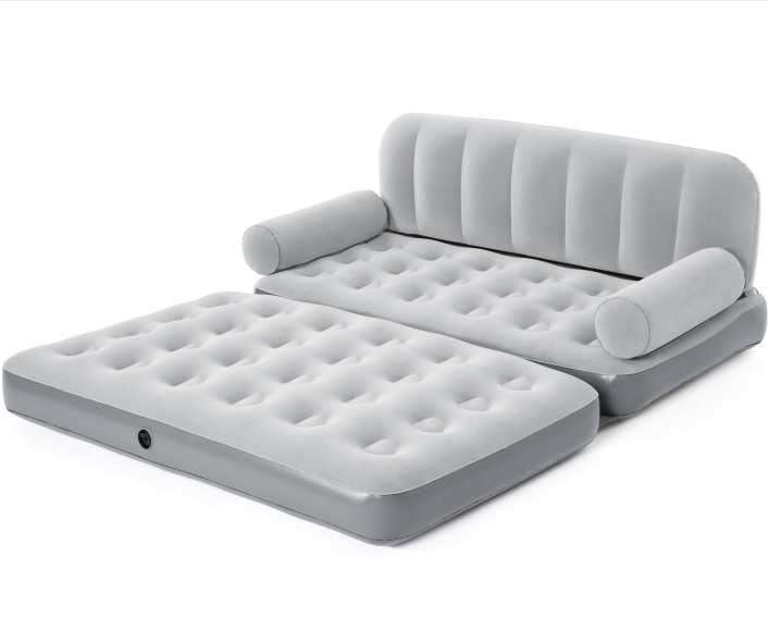 Hot selling Bestway 75073 2 in 1 air sofa bed inflatable sofa cum bed with air pump