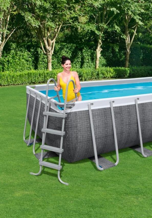 Bestway 56722 Power superior steel design metral above swimming pool