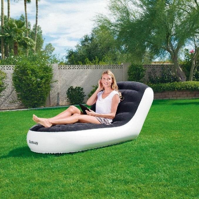 Cheap inflatable sofa Bestway 75064 65'' x 33 ''x 31'' Inflatable portable lounger sofa