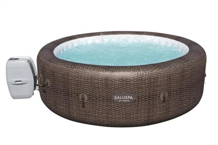 Bestway 66024 Lay Z Spa S.T Moritz inflatable swimming spa pool with heater