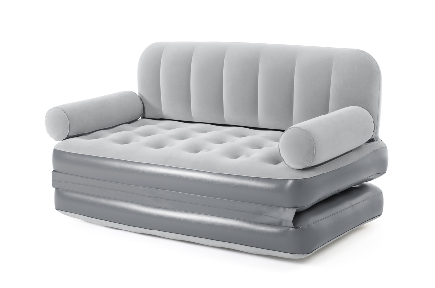 Hot selling Bestway 75073 2 in 1 air sofa bed inflatable sofa cum bed with air pump