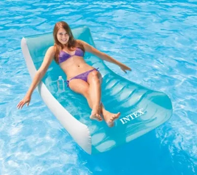 Intex 58856 Inflatable Pool Float Lounger Comfort Relax Chair pvc pool floating lounge