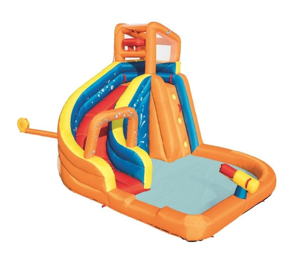 Bestway 53301 inflatable amusement water park with slide for kids