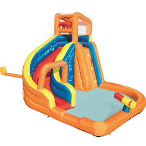 Bestway 53301 inflatable amusement water park with slide for kids