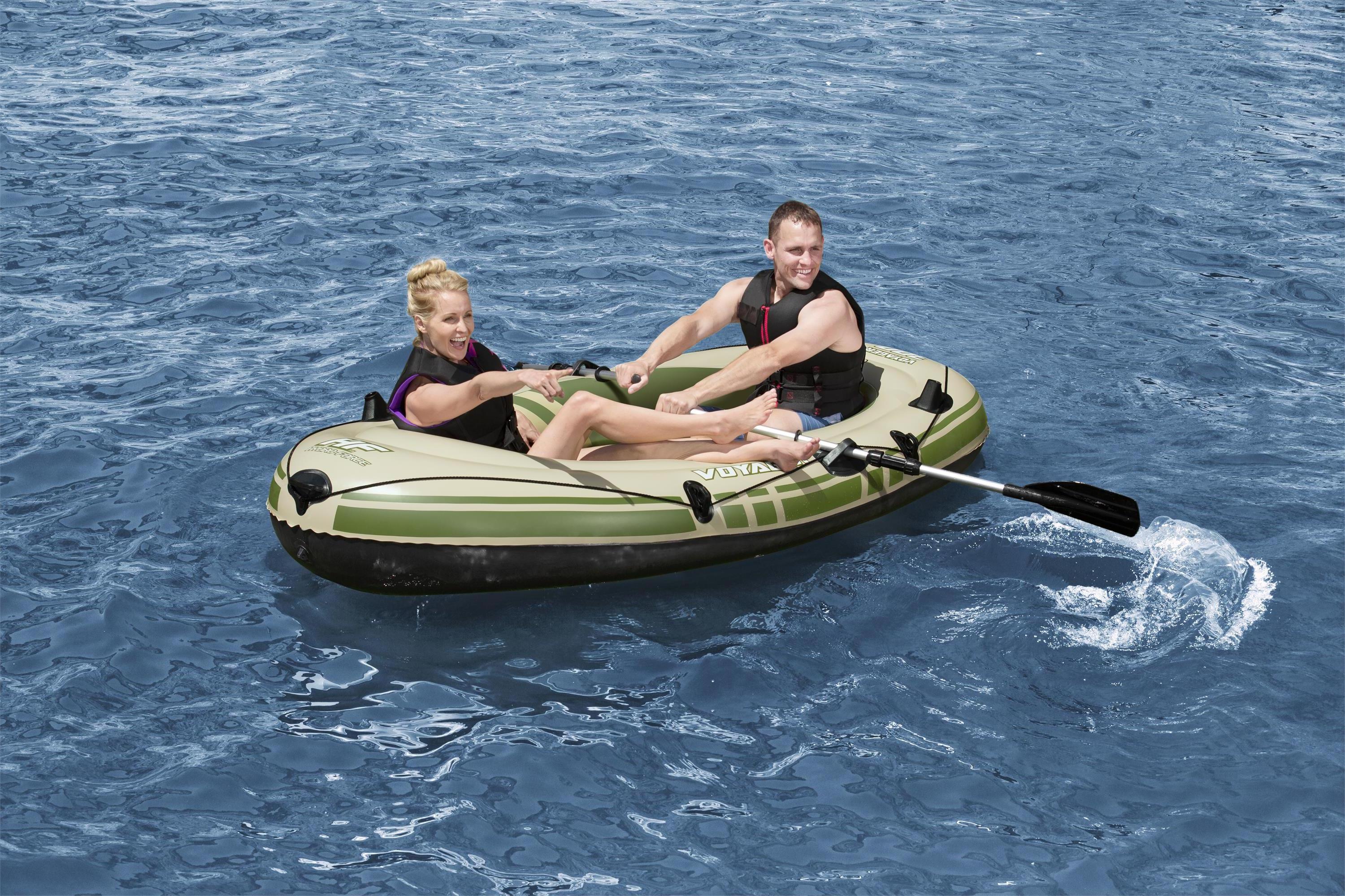 Bestway 65051 Voyager 300 8' Inflatable Raft high speed boat 2 person Inflatable raft fishing boat 2.43m x 1.02m