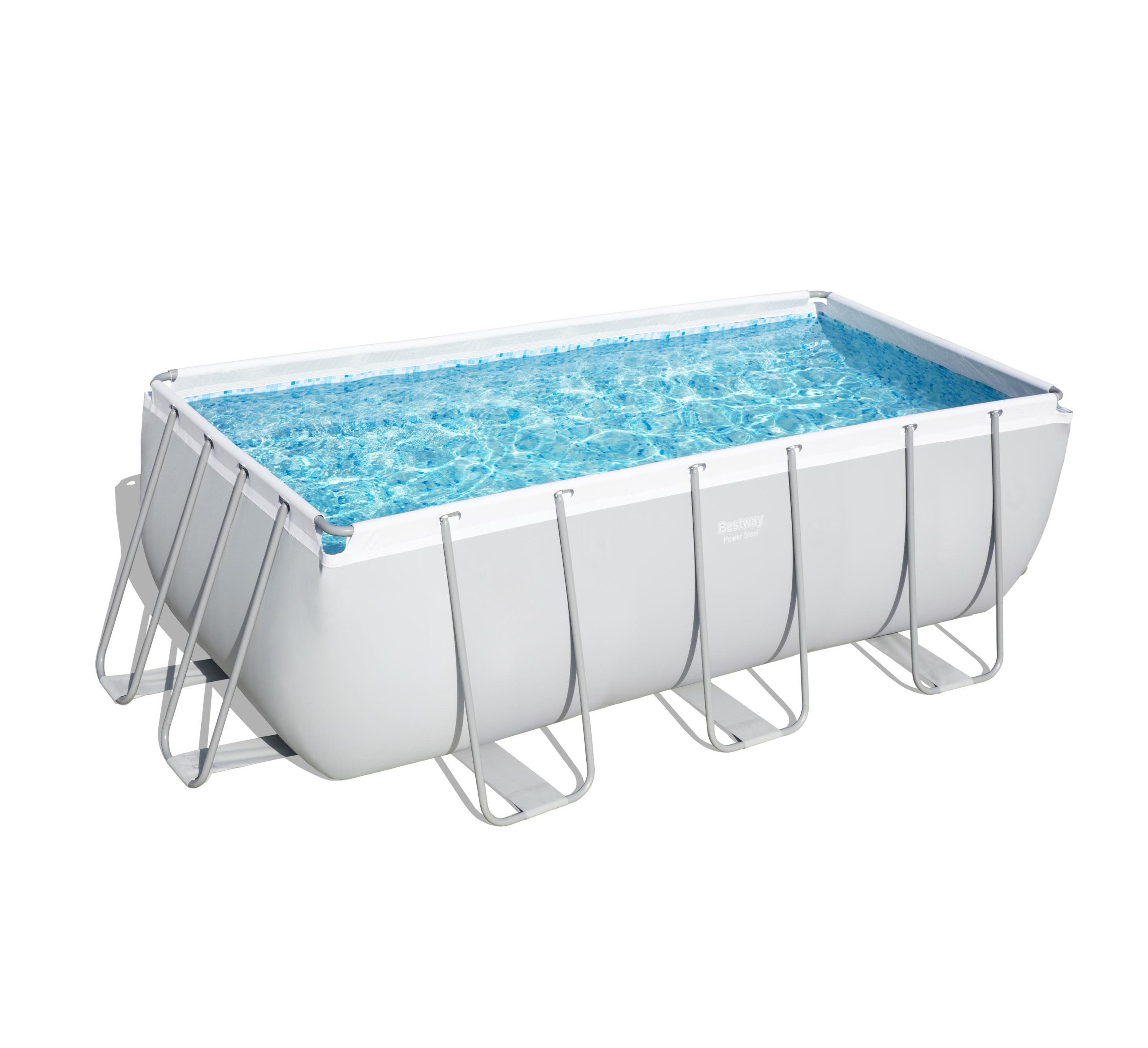 2021 Bestway 56457 4.12m x 2.01m x 1.22m rectangular frame pool set pools swimming outdoor