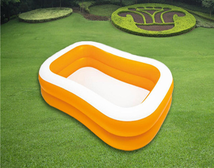 INTEX Swimming pools Center 57181 Mandarin Planschbecken 229x147x46cm inflatable folding deep swimming pool