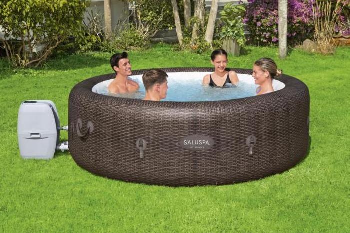 Bestway 66024 Lay Z Spa S.T Moritz inflatable swimming spa pool with heater