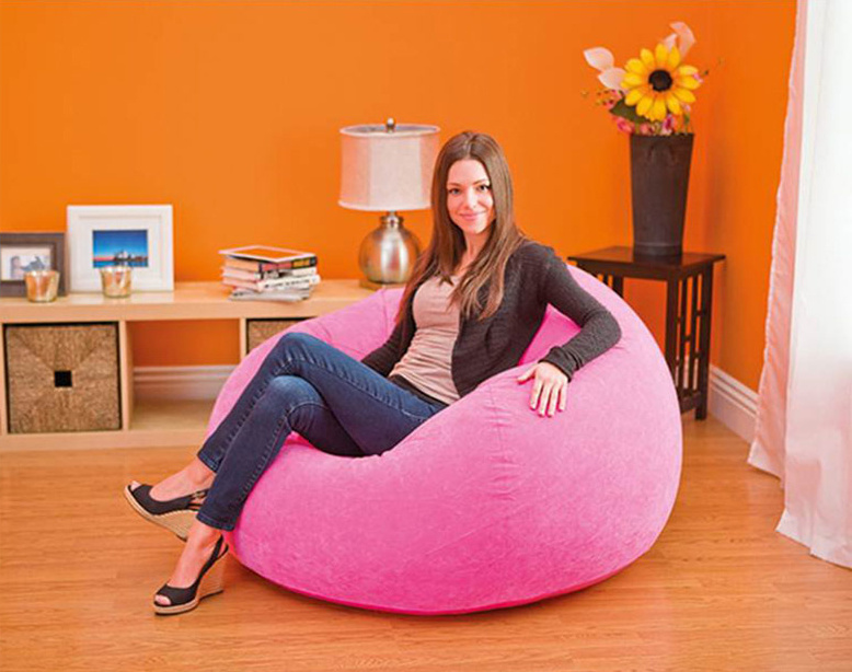 Intex 68569 air bag filled inflatable lounge sofa furniture