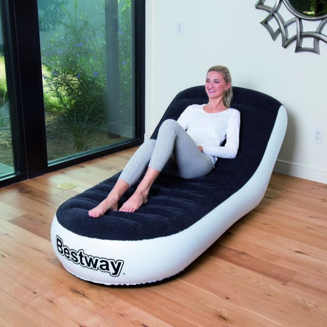 Cheap inflatable sofa Bestway 75064 65'' x 33 ''x 31'' Inflatable portable lounger sofa