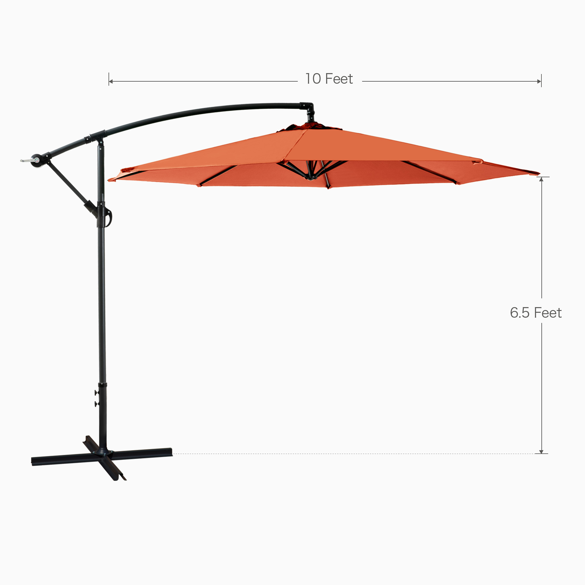 Tiktok Hot Customised Banana Umbrella Roman Modern Umbrella Garden Shade Umbrella