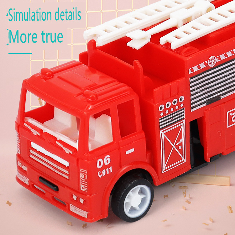 Hot Sale Pull Back Car Diecast Truck Model Toy Mini Engineering Truck Toy