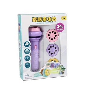 2024 Hot Sale Cute Cartoon Creativity Flashlight Projector Toy for Kid