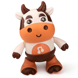 2023 Educational Animal Musical Toys Electric Dancing Pet Cow Toy