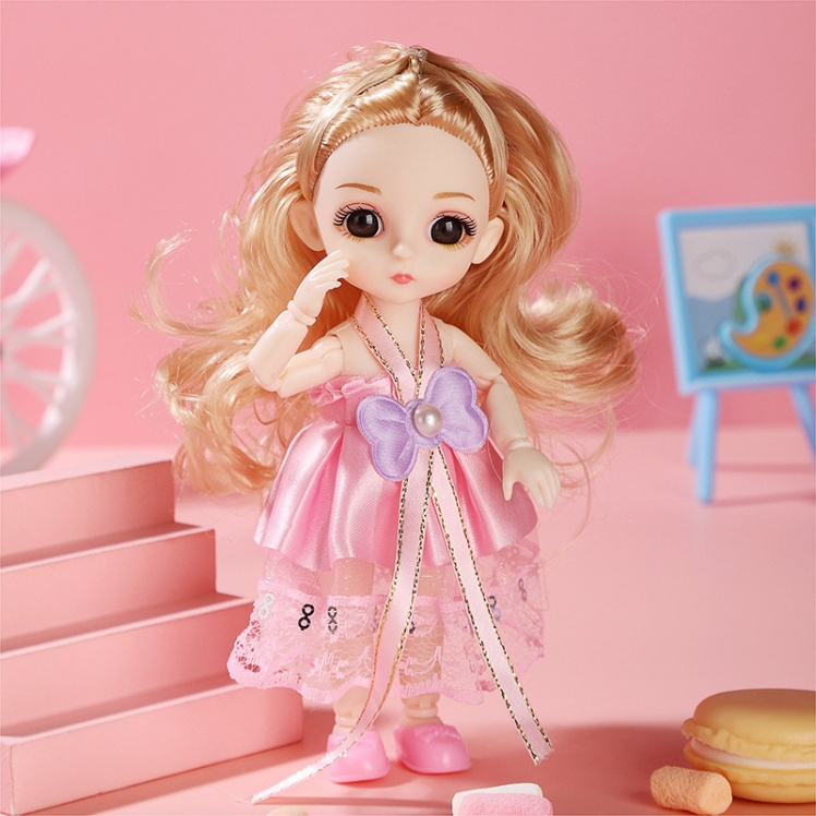 17cm Fashion Doll Princess Suit Set Beauty Little Dolls Toys for Girls