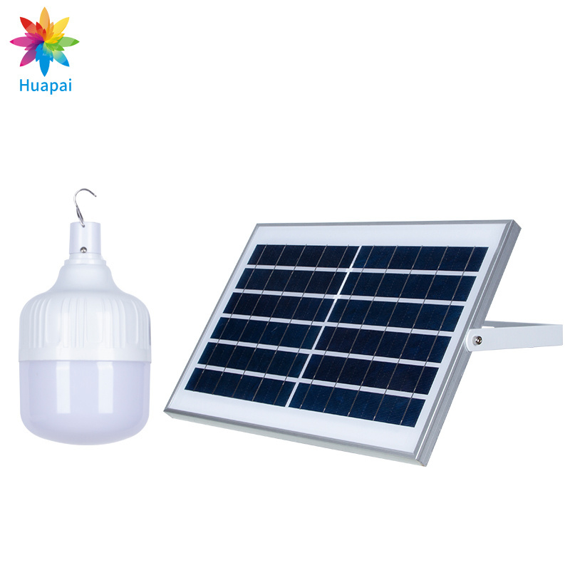 Led Rechargeable Solar Lights Usb E27 Charging Solar Bulb Solar Panels Charging Bulb 50w 100w Led Bulb