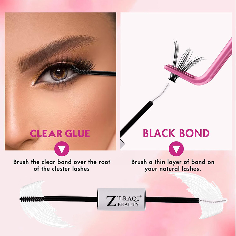 2 In 1 Bond And Seal Super Strong Hold Individual Eyelash Extensions Glue High Humidity Sensitive Eyelash Glue