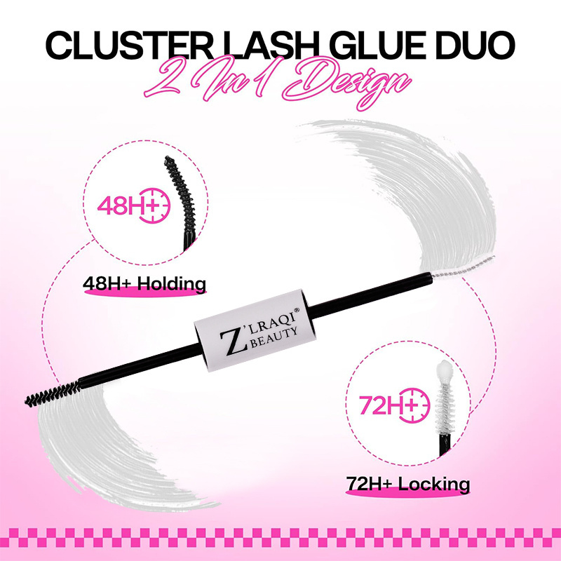 Hot Selling Diy Cluster Super Strong Hold Fast Drying Eyelash Glue 0.5 Second Waterproof Eyelash Extension Glue