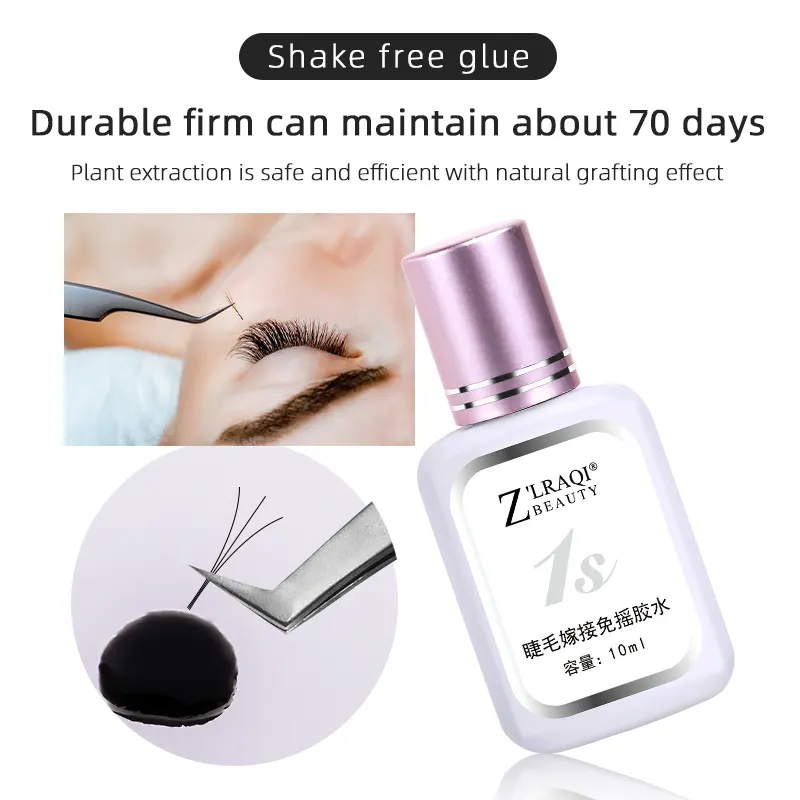 High Temperature Eye Lashes Glue Custom Logo Waterproof Sweatproof 0.5 Second Lash Extensions Glue I Lashes Glue