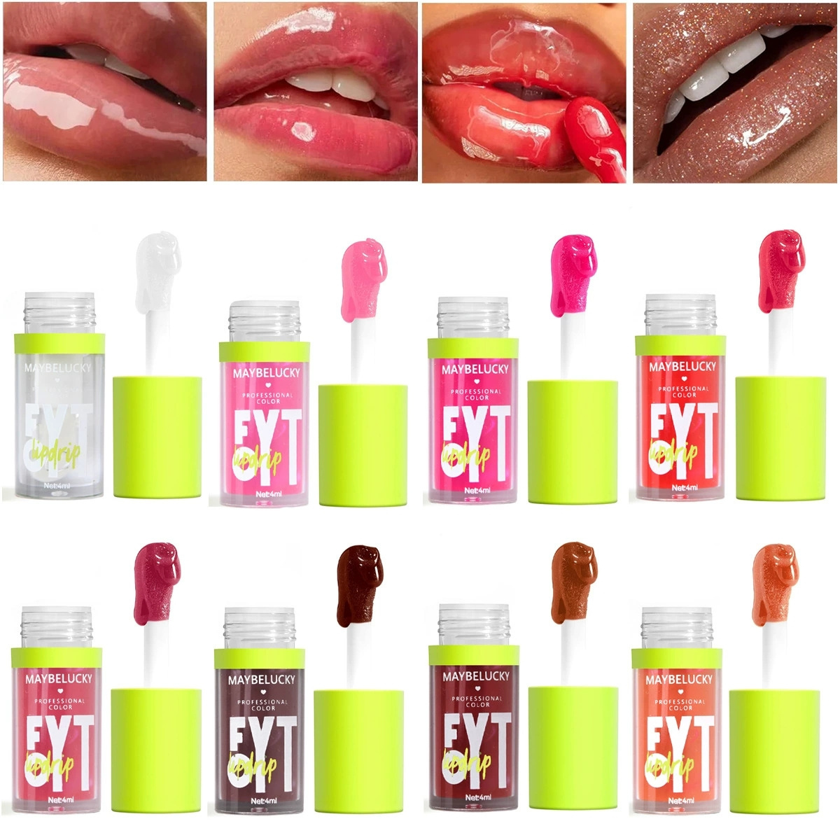 Wholesale Bulk Pink Glossy Clear Vegan Makeup Private Label Lip Gloss Packaging Shimmer Plump Cute Glitter Lip Oil Gloss