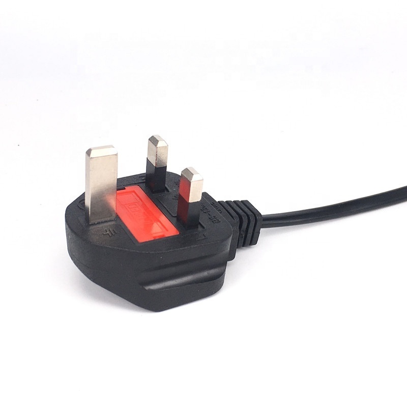 Power cables wholesale in dubai uk 3 pin plug to iec320 c7 power cables with figure 8 plug uk power cable to iec 320